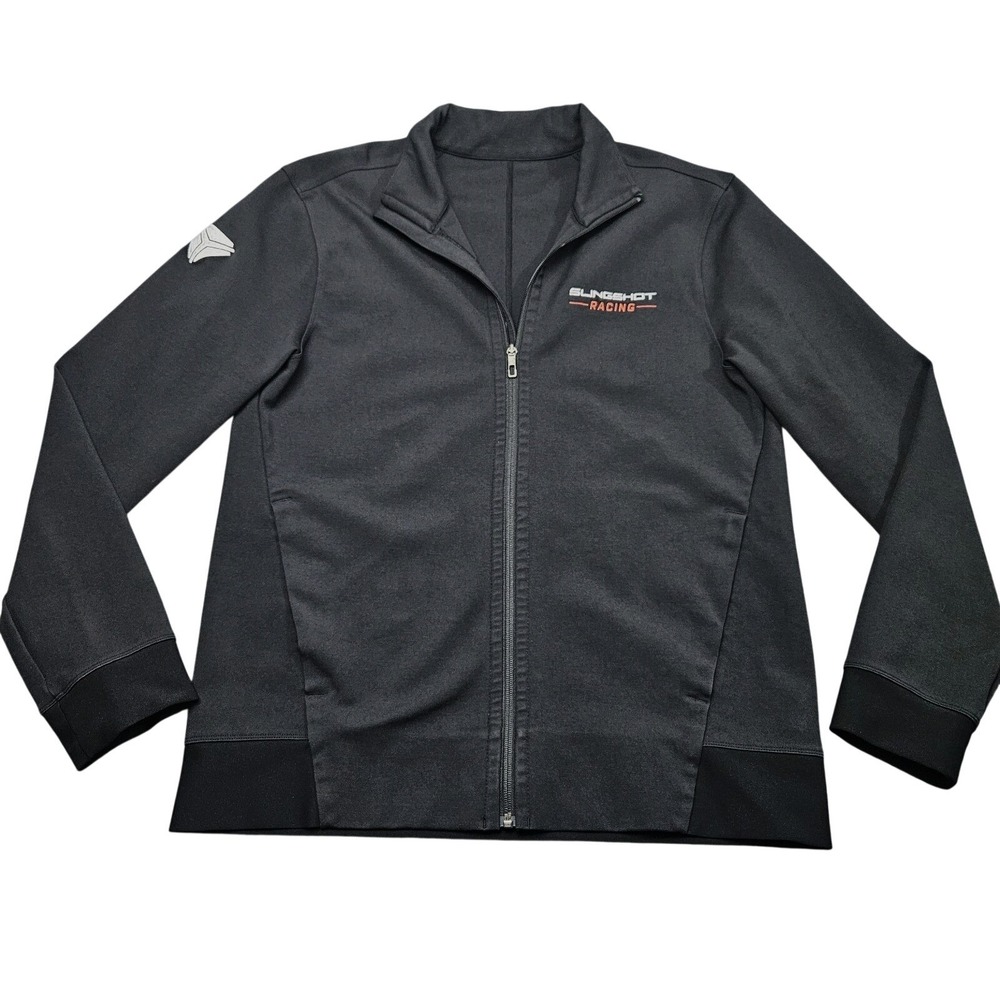 Lululemon Polaris Slingshot Racing Jacket Mens L Gray Full Zip Athletic OUtdoor